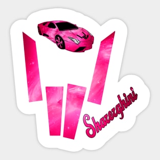 Sharerghini Pink Galaxy Sticker